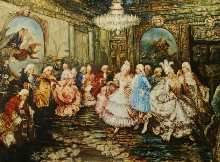 Кто решил организовать королевскую академию танцев 1661. Бал во Дворце Елизаветы Петровны.